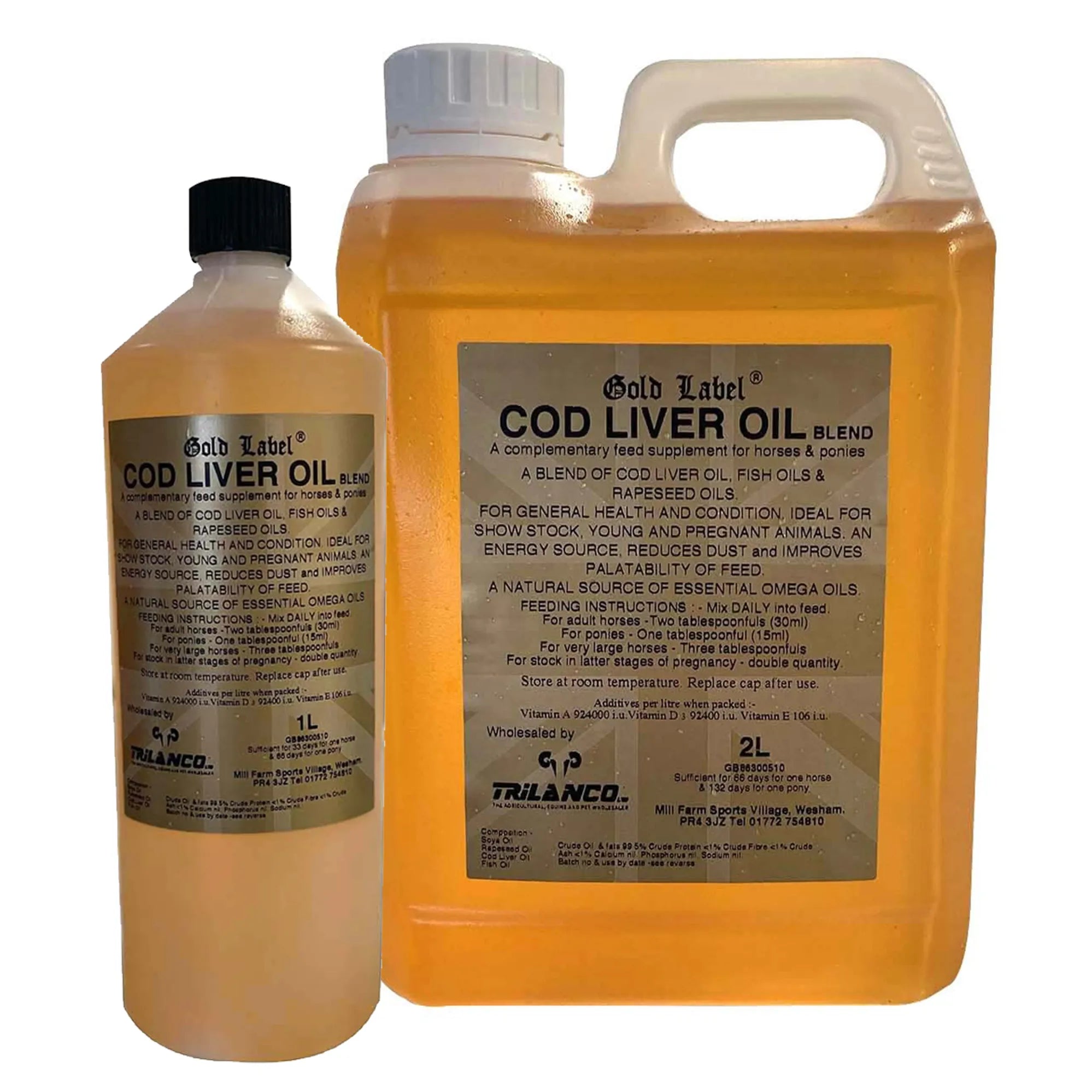 Gold Label Cod Liver Oil – Horsing Around Pet & Equine Supplies