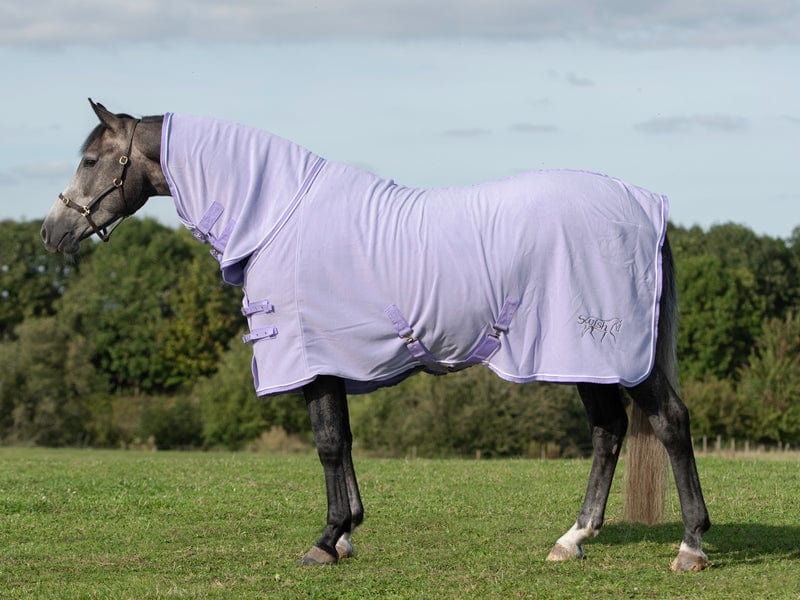 Swish Fleece Rug With Neck Cover - Violet