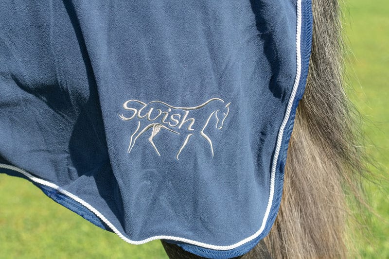 Swish Fleece Rug With Neck Cover - Navy