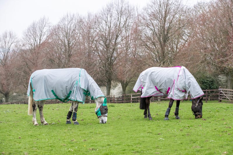 Swish Mesh Fly Rug - Grey/Green