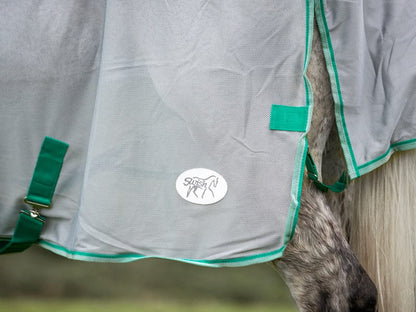 Swish Mesh Fly Rug - Grey/Green