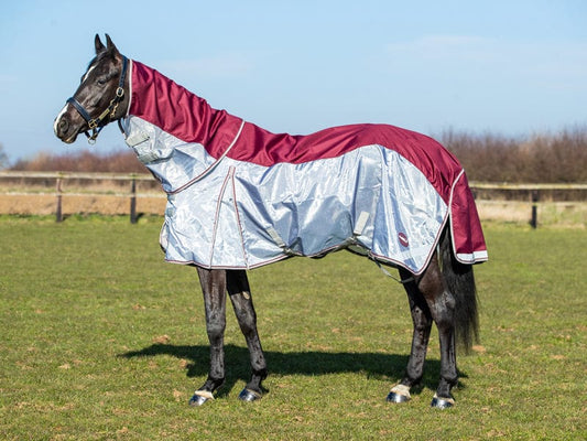Swish Fly Turnout Combination Rug -burgundy