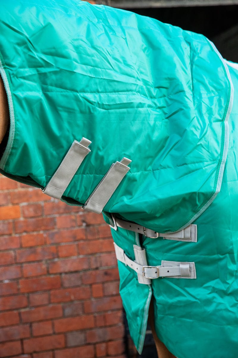 Swish 100g Stable Rug With Detachable Neck - Green