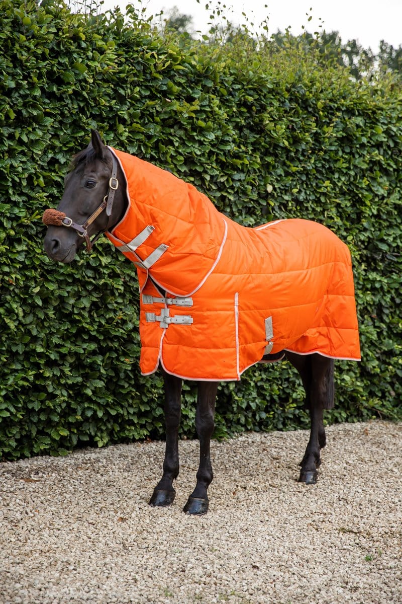 Swish 100g Stable Rug With Detachable Neck - Orange