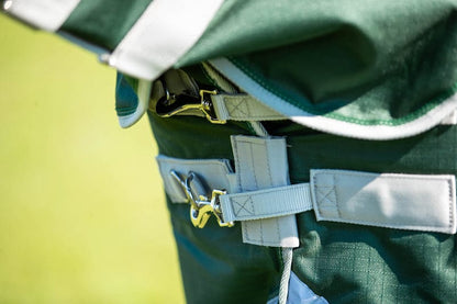 Swish 100g Detachable Neck Turnout Rug - Hunter Green