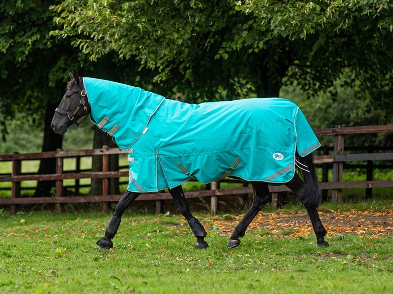 Swish 100g Detachable Neck Turnout Rug - Peppermint