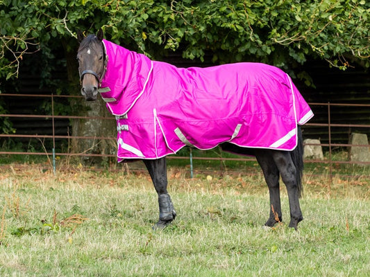 Swish 50g Detachable Neck Turnout Rug - Mulberry