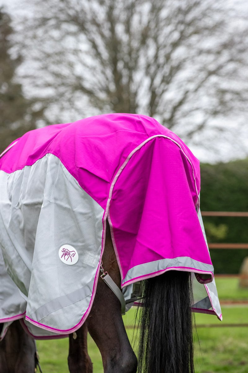 Swish Fly Turnout Combination Rug - Mulberry