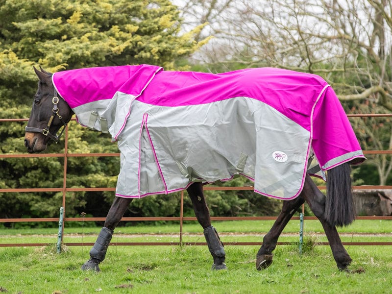 Swish Fly Turnout Combination Rug - Mulberry