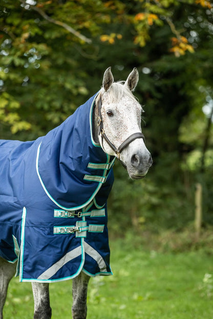 Swish 450g Ultimate Heavyweight Turnout Rug With Detachable Neck - Navy