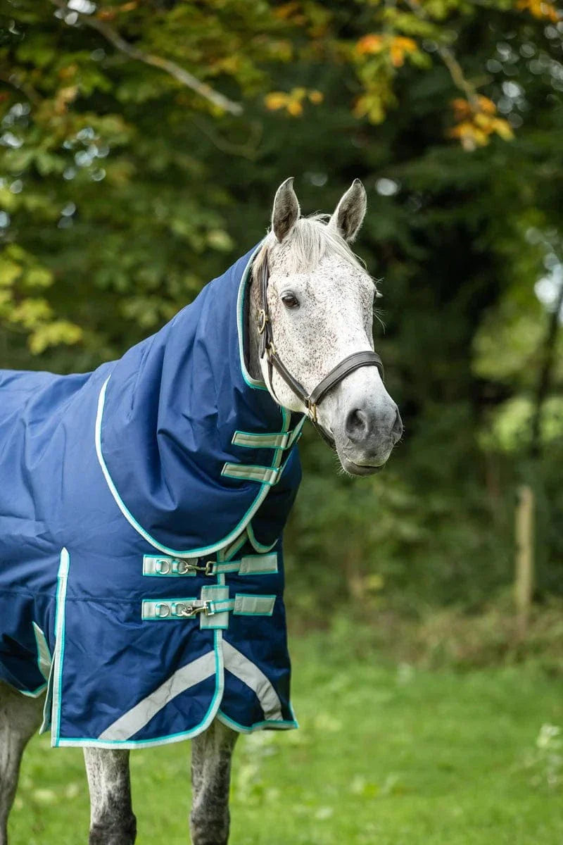 Swish 0g Detachable Neck Turnout Rug - Navy