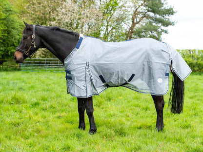 Swish Nylon Fly Cool Rug - Grey/Navy