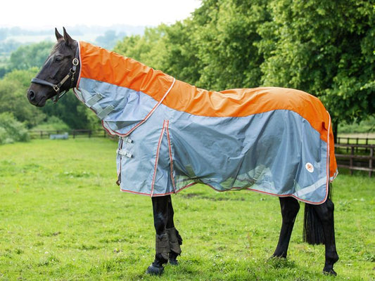 Swish Fly Turnout Combination Rug - Orange