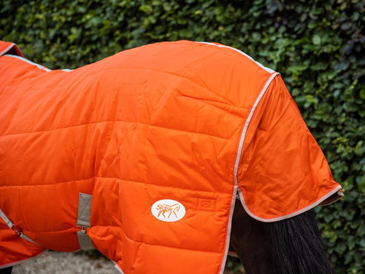 Swish 50g Stable Rug With Detachable Neck - Orange