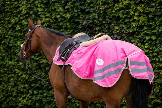 Swish Waterproof Exercise Sheet - High Vis Pink