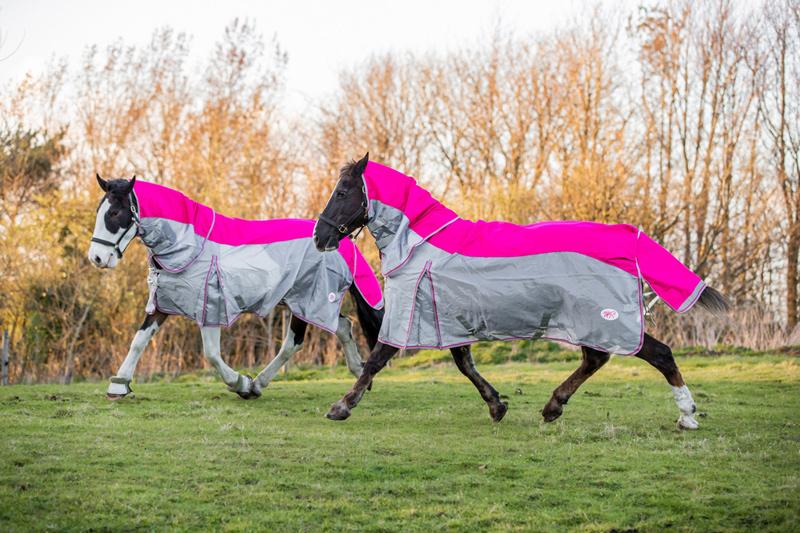 Swish Fly Turnout Combination Rug - Pink