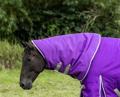 Swish 100g Purple Turnout Rug Neck Cover