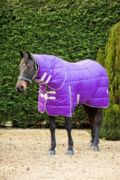 Swish 400g Detachable Neck Stable Rug - Purple