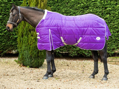 Swish 400g Detachable Neck Stable Rug - Purple
