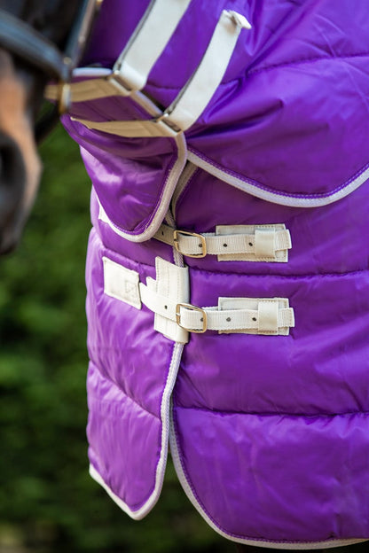 Swish 400g Detachable Neck Stable Rug - Purple