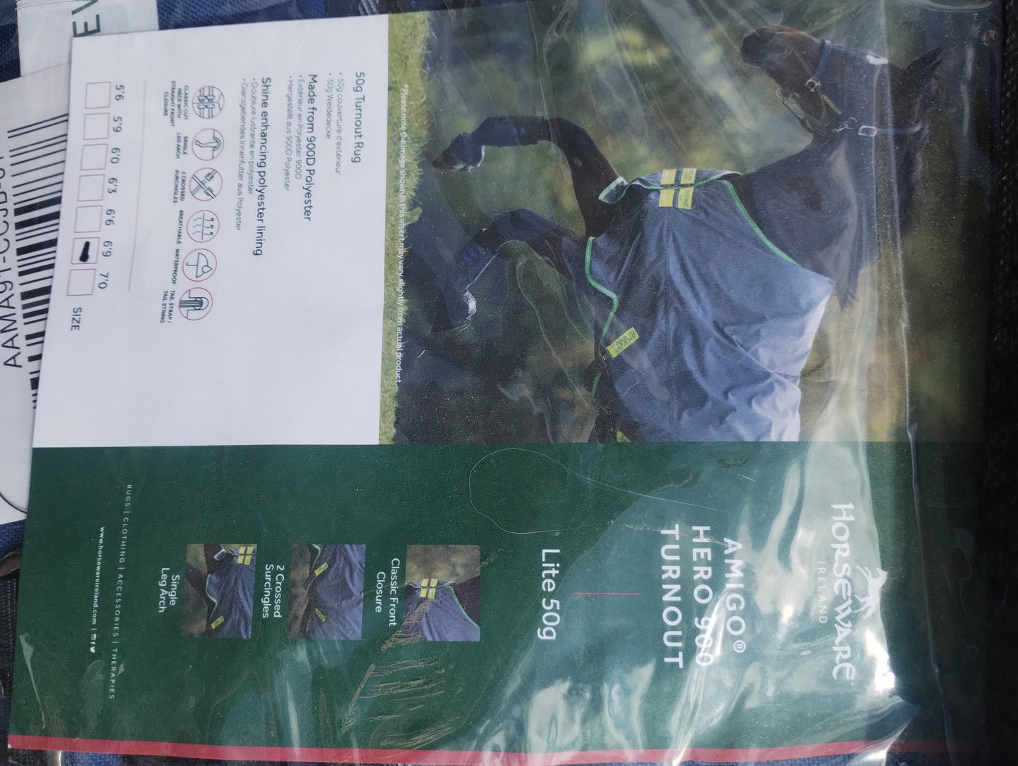 6'9 Amigo 50g Hero Turnout Rug