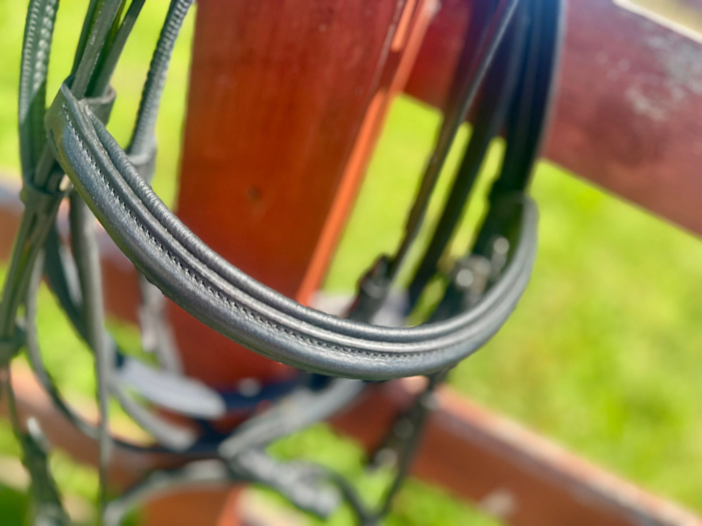 JHL Black Leather Flash Bridle