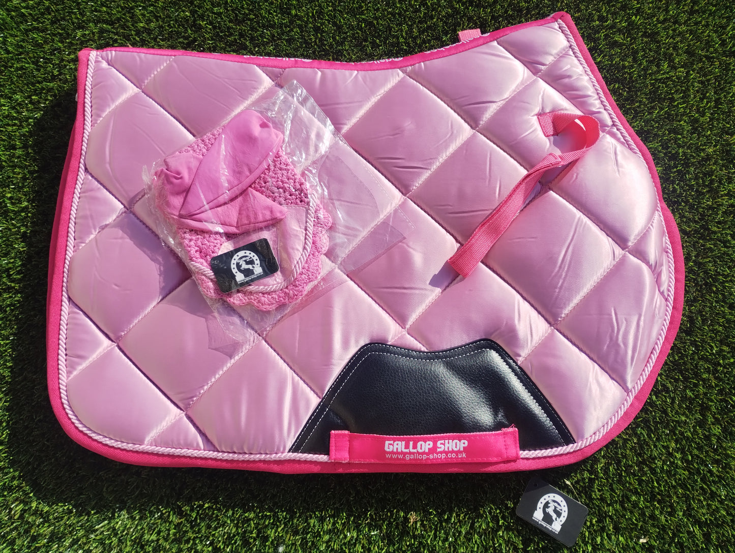 Pony/Cob Saddle pad and fly hood set