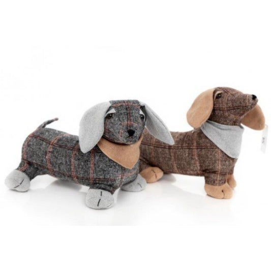 Tweed Dog Doorstop