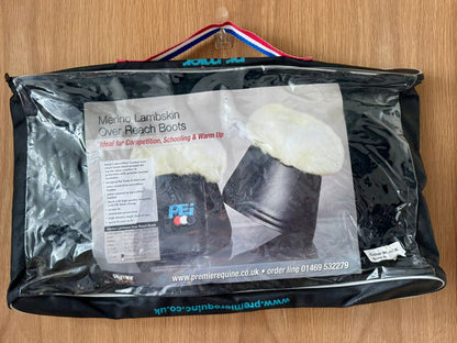 Premier Equine Marino lambskin over reach boots