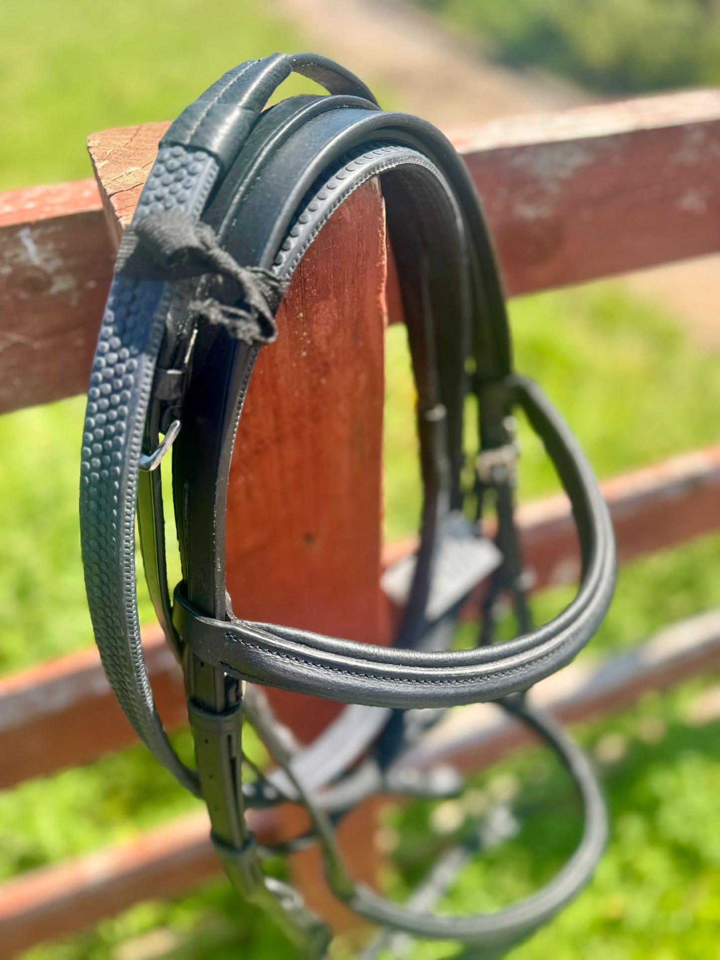 JHL Black Leather Flash Bridle