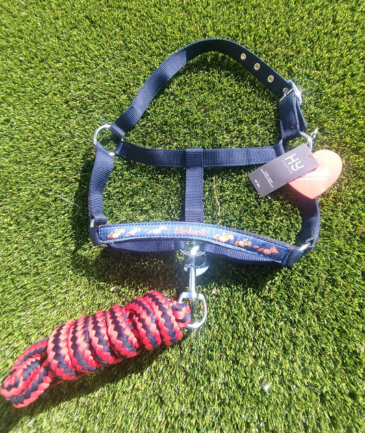 HY Thelwell Collection Headcollar and leadrope set