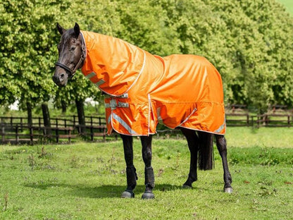 Swish 50g Detachable Neck Turnout Rug - Orange