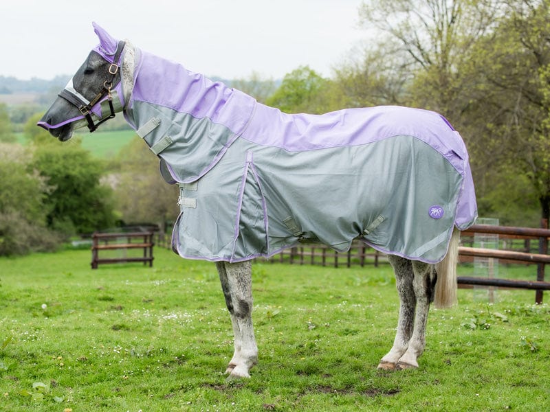 Swish Fly Turnout Combination Rug (NYLON) - Violet