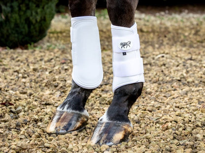 Swish Double Locking Brushing Boots - White