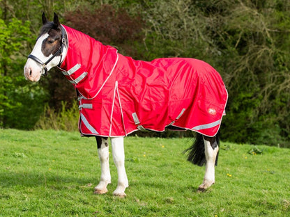 Swish WIDE FIT 50g Detachable Neck Turnout Rug - Red