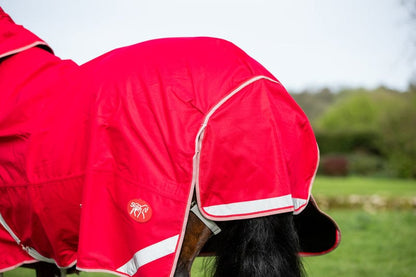 Swish WIDE FIT 50g Detachable Neck Turnout Rug - Red