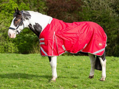 Swish WIDE FIT 200G Detachable Neck Turnout Rug - Red